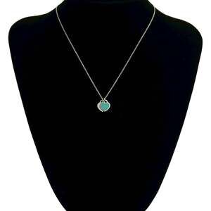 TIFFANY Blue Heart Necklace